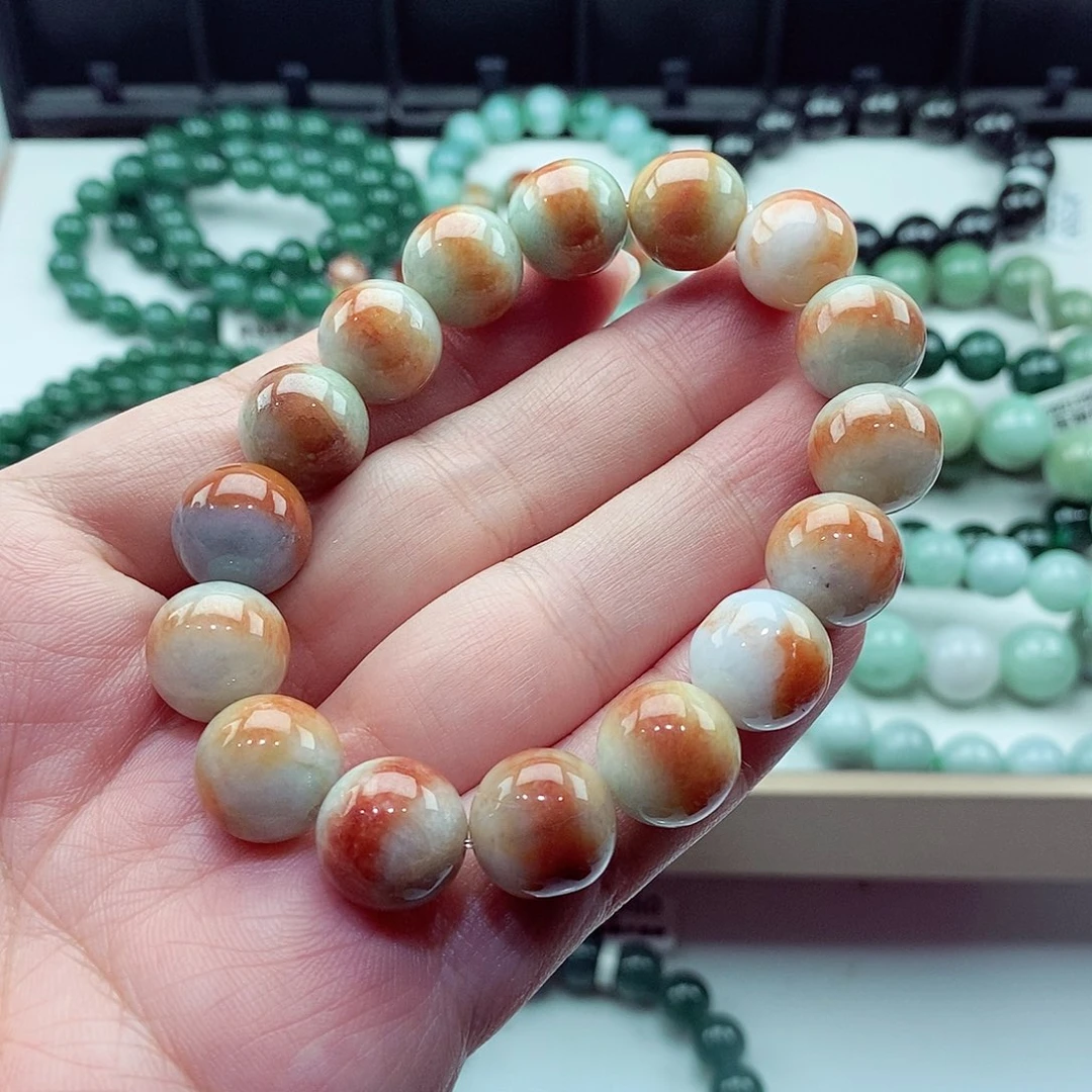 翡翠未镶嵌毛衣链