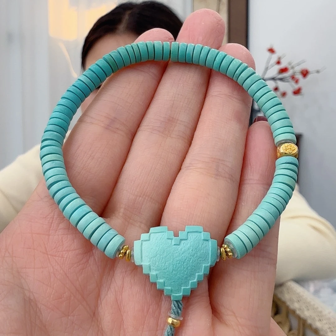 绿松石18K金镶嵌珠宝奇石