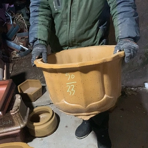 紫砂花盆手工制作