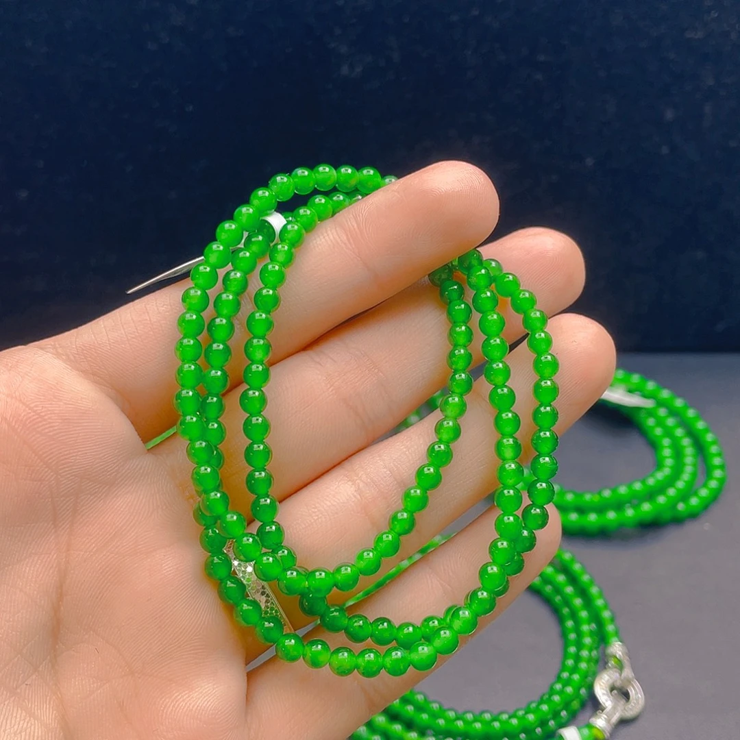 翡翠未镶嵌项链