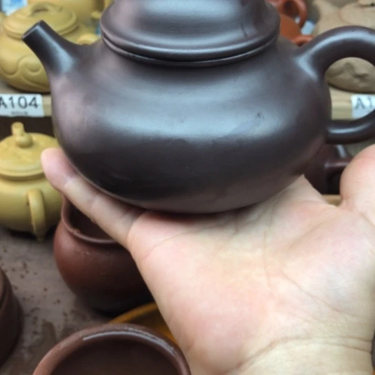茶壶紫砂紫泥容天500豪升左右