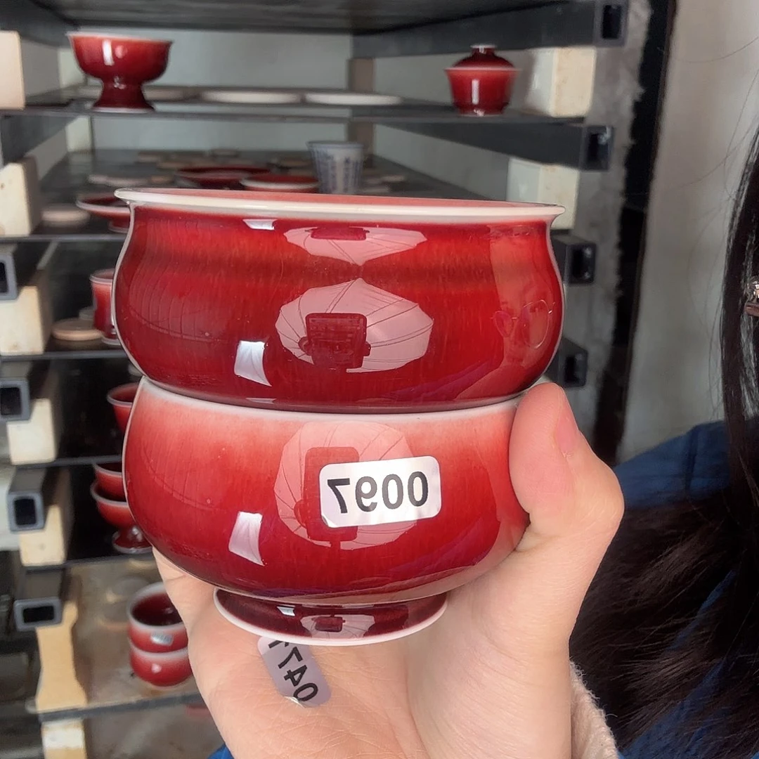 瓷片景德镇陶瓷郎红