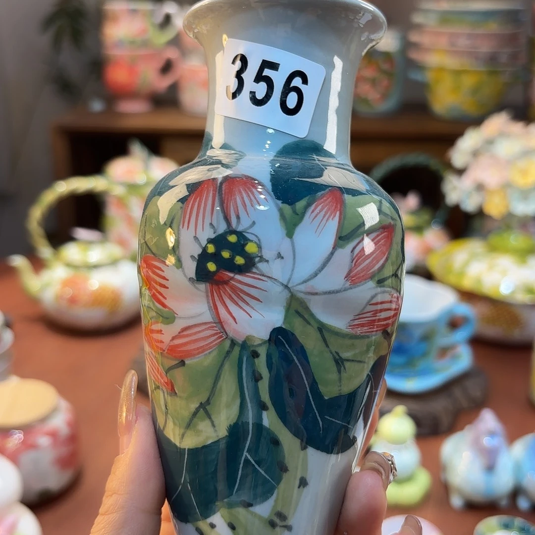 摆件景德镇手绘高温釉下彩陶瓷茶具