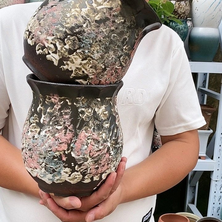 紫砂花盆口17高20福利