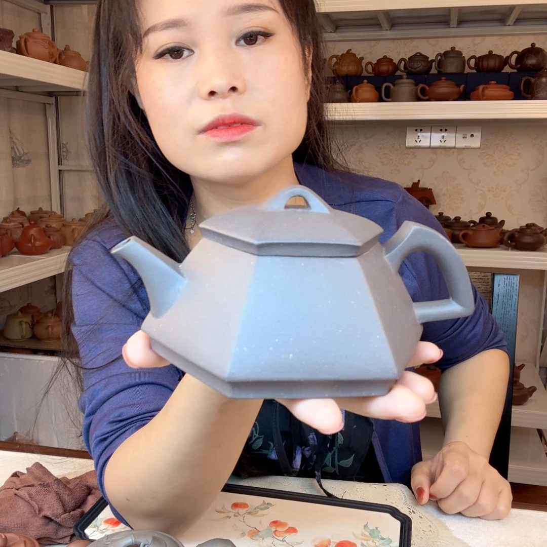 小***子茶壶紫砂精工制作微暇