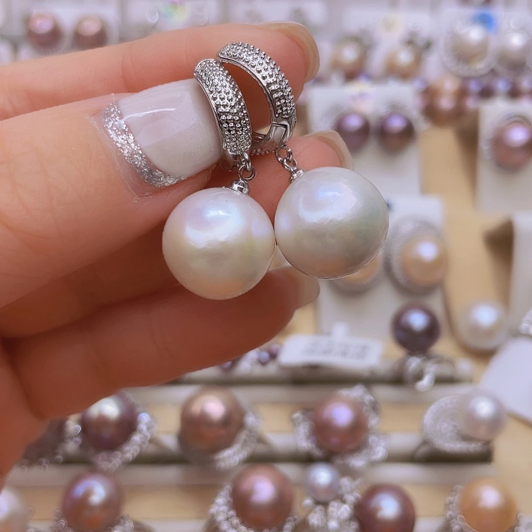 耳饰淡水珍珠未镶嵌14