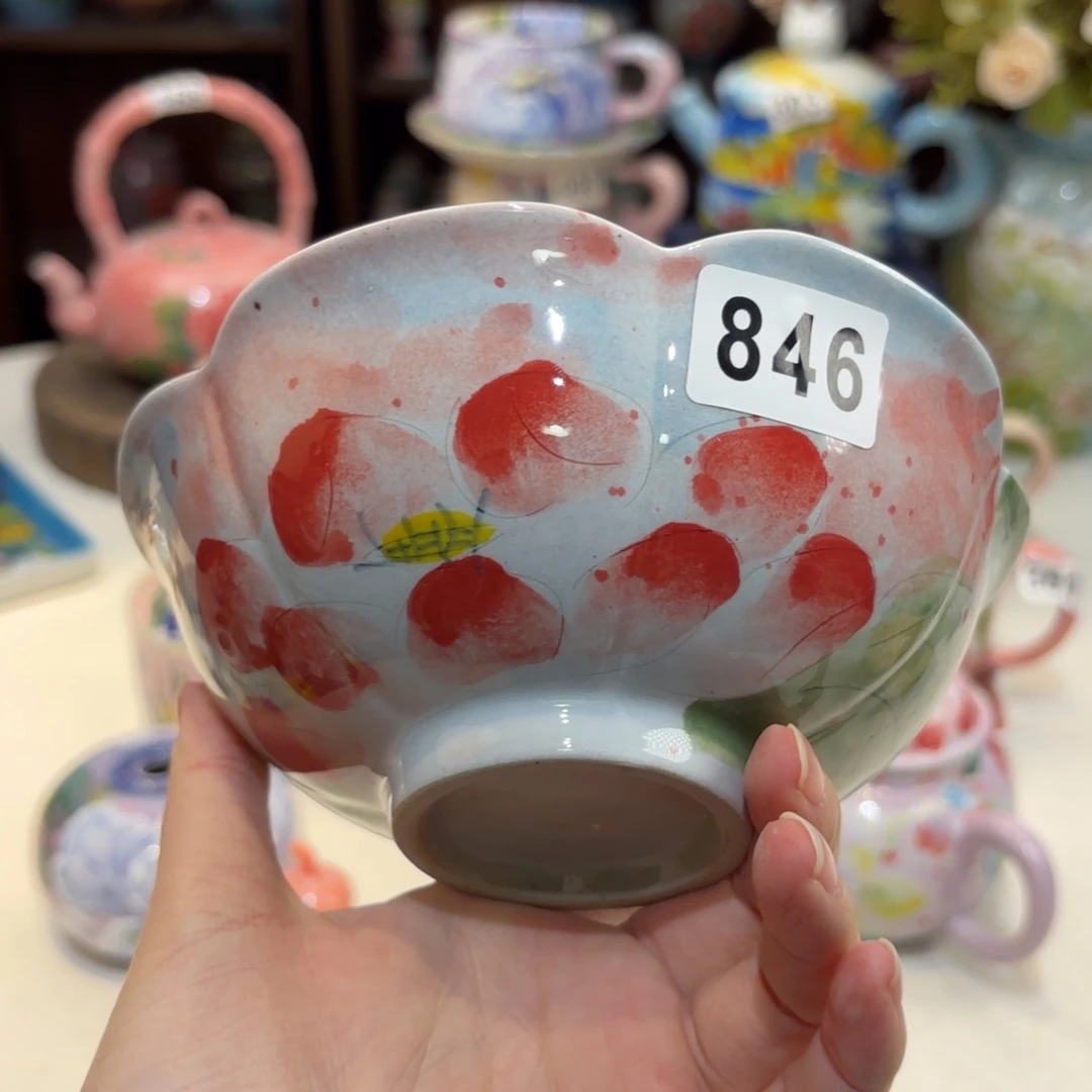 景德镇手绘高温釉下彩陶瓷茶具