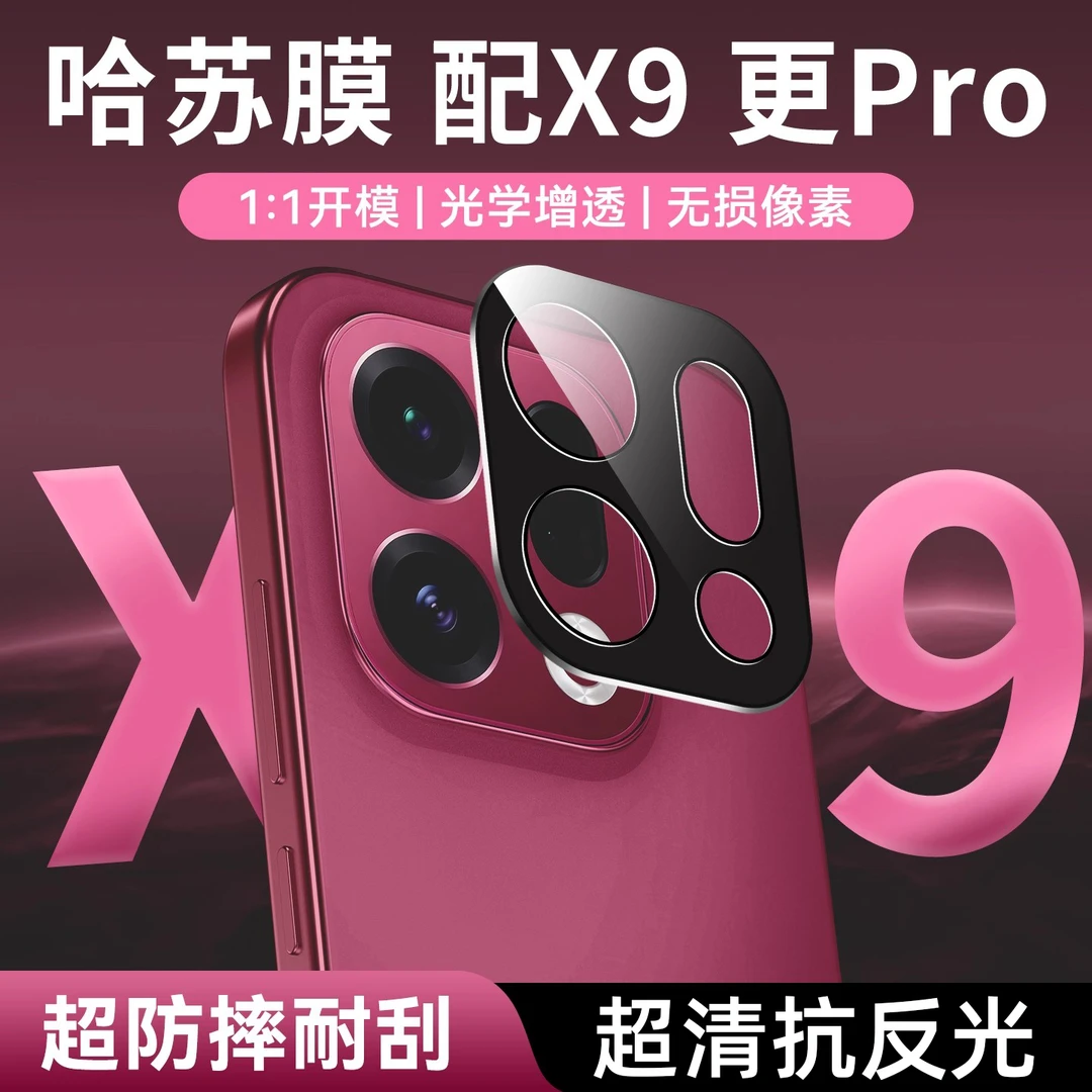 适用oppofindx9镜头膜findx9pro手机后置摄像头保护相机钢化膜