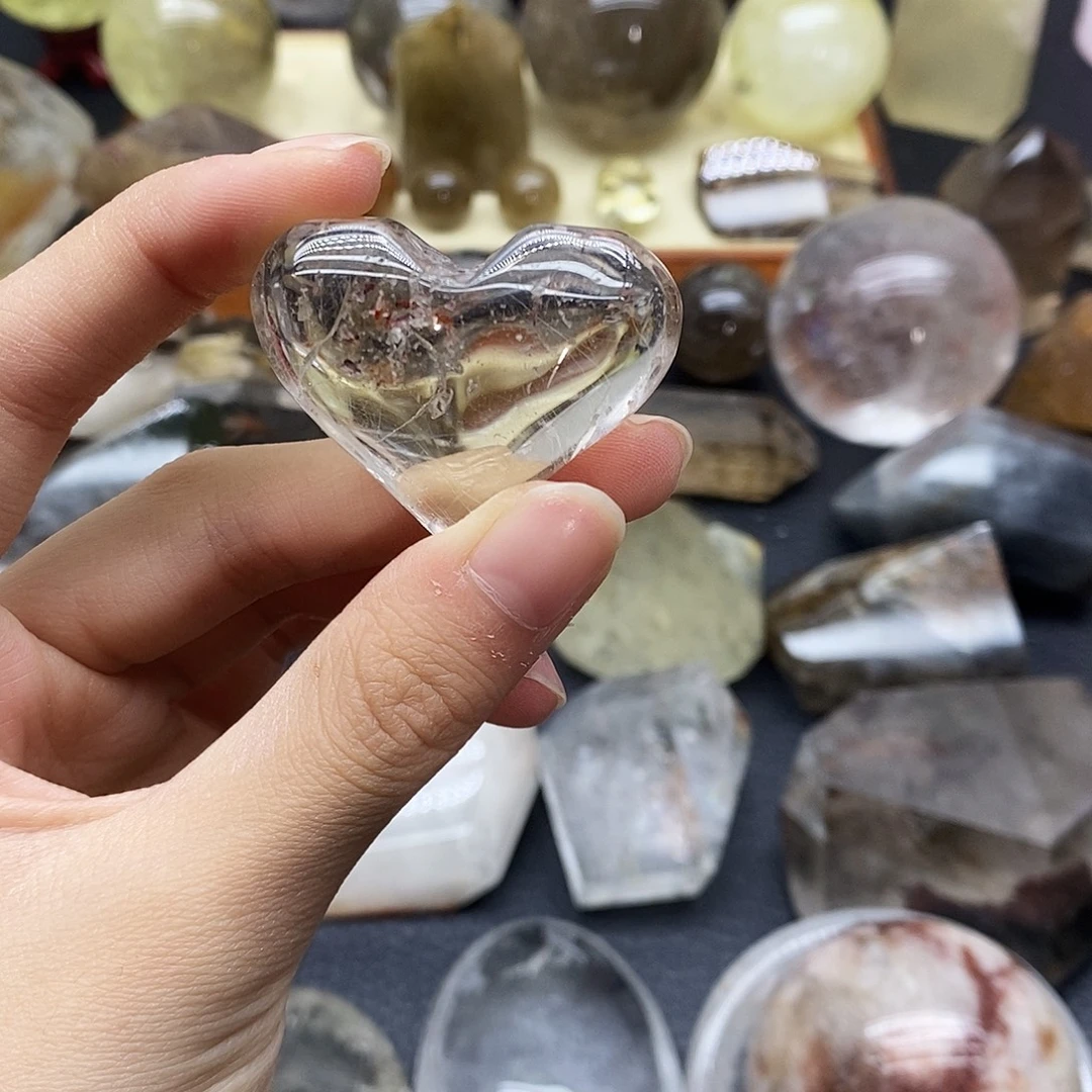 未镶嵌水晶珠宝半成品52水晶石