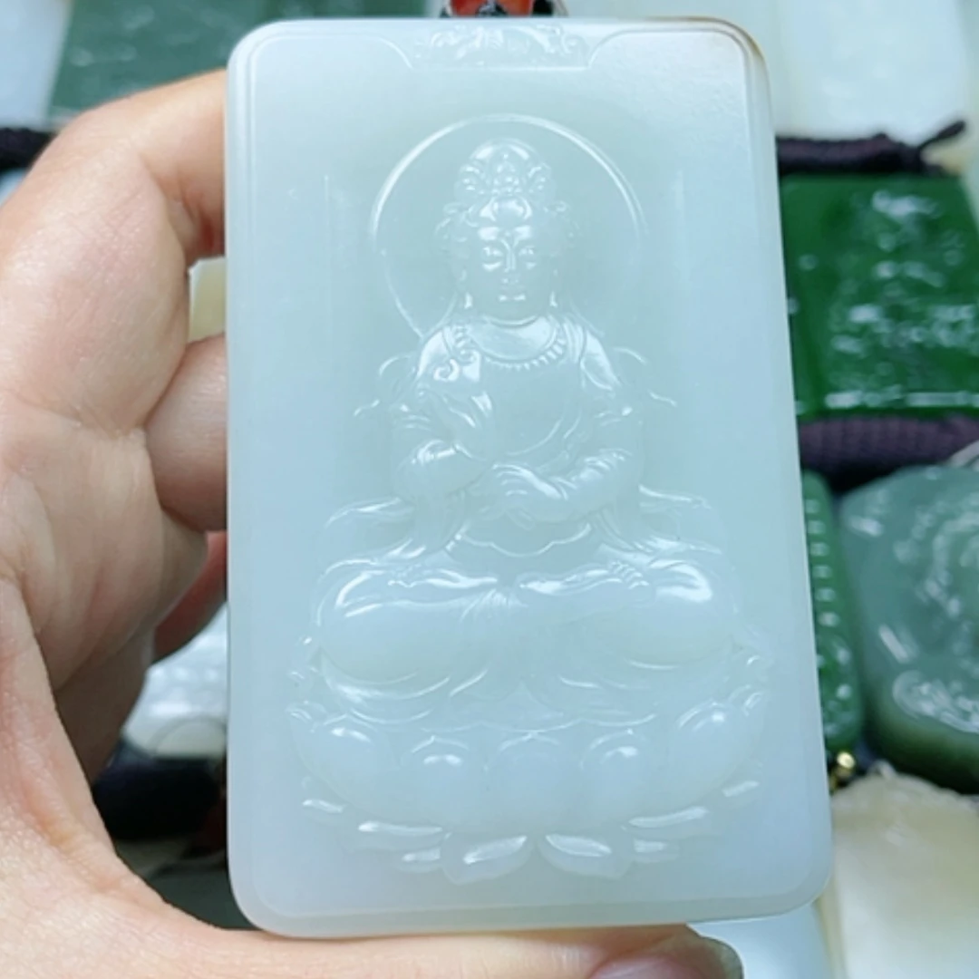 【闪购商品】和田玉未镶嵌颈饰简*
