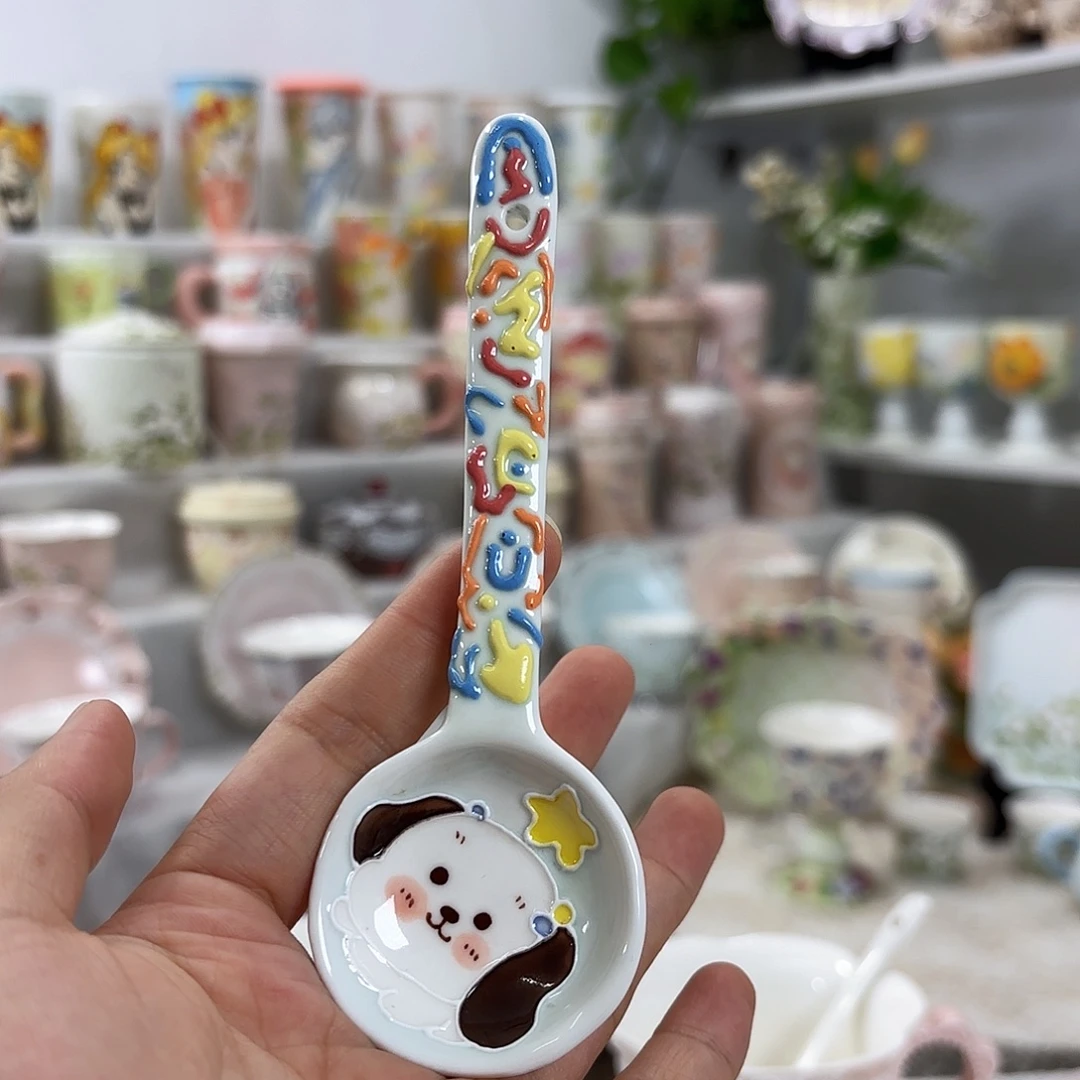 手绘创意高温釉下彩陶瓷