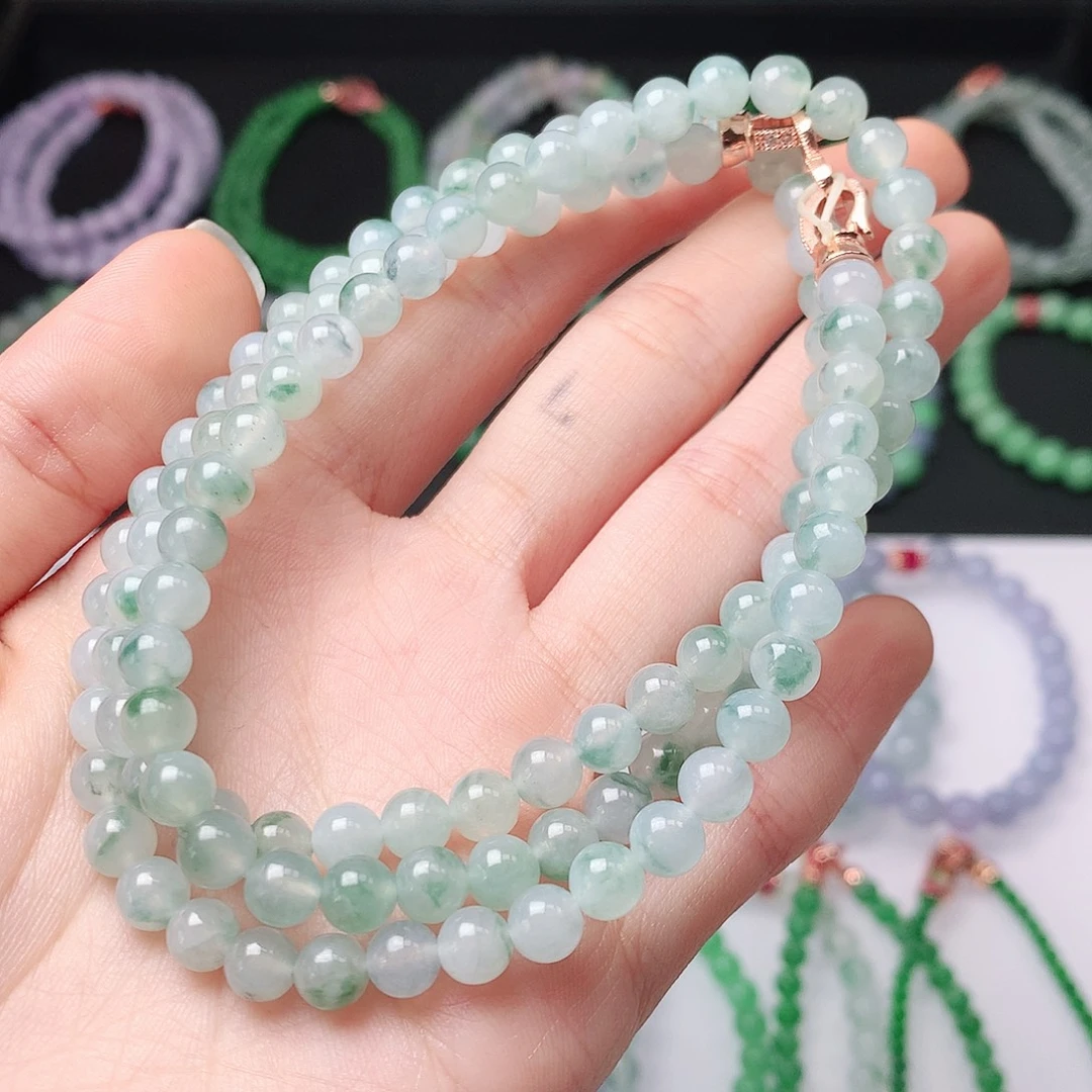 翡翠未镶嵌手链翡翠