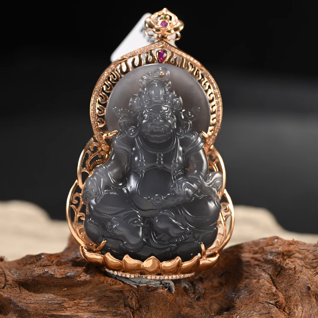 LOT8809 2511110012和田玉烟紫/保利