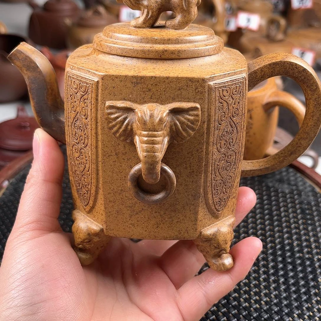 紫泥茶壶宜兴紫砂