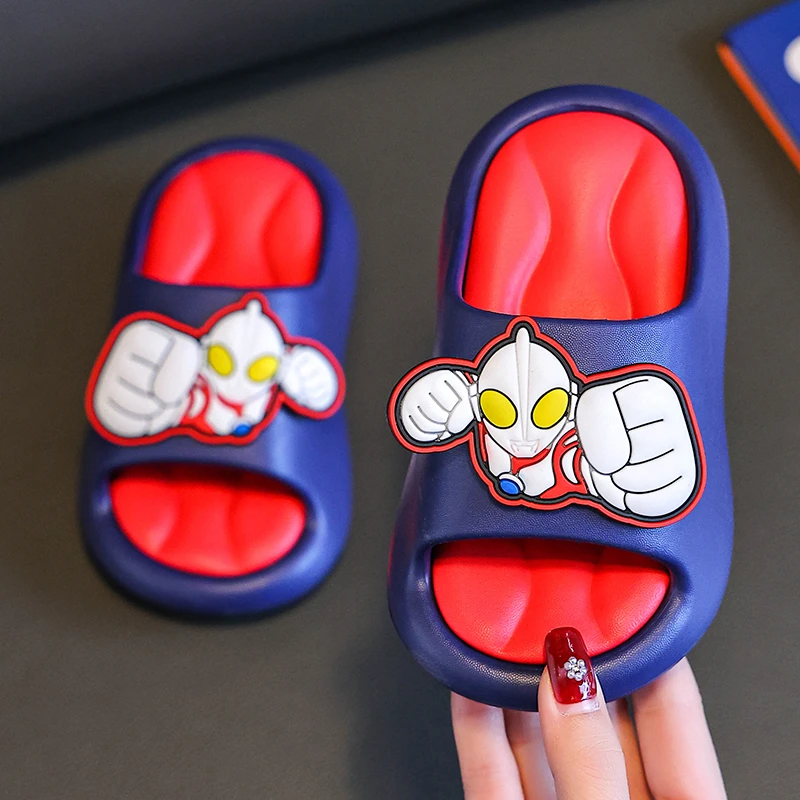 奥特曼儿童拖鞋夏季男童卡通EVA室内居家中大童防滑男宝宝凉拖鞋