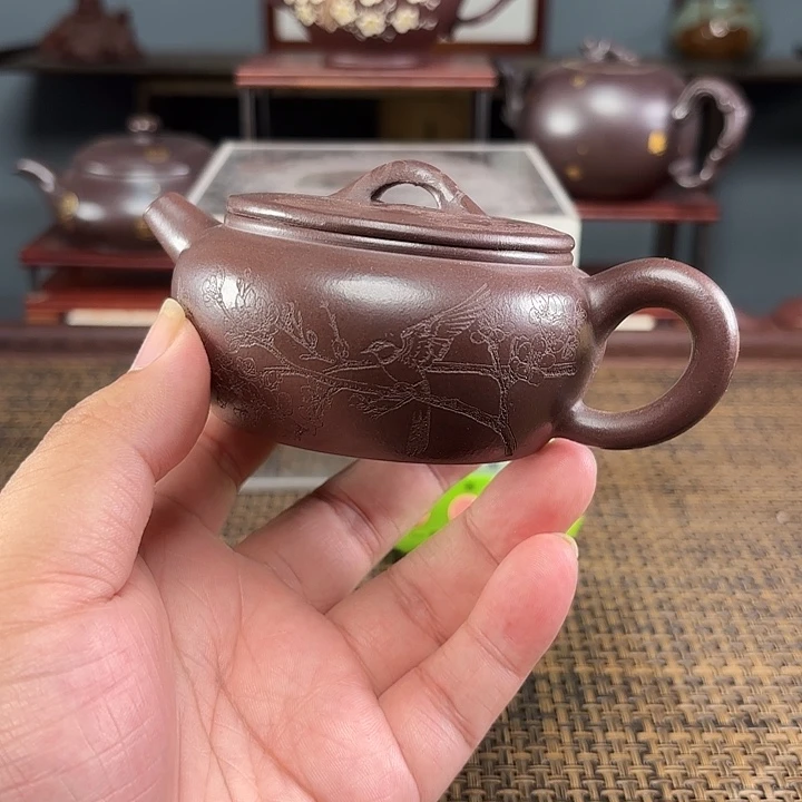 太***俊茶壶紫砂宜兴原矿泥料手工紫砂壶