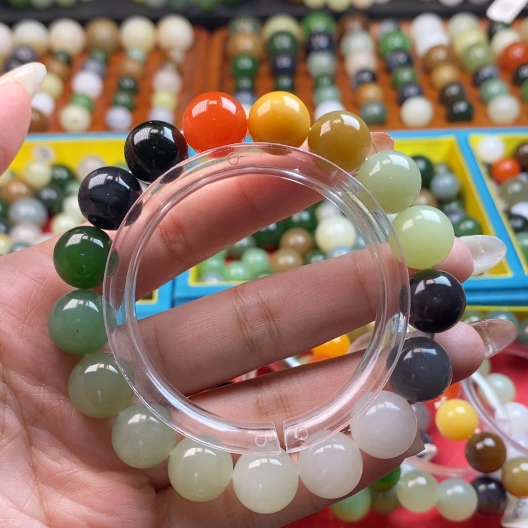 和田玉未镶嵌珠宝奇石福利多宝手串z12