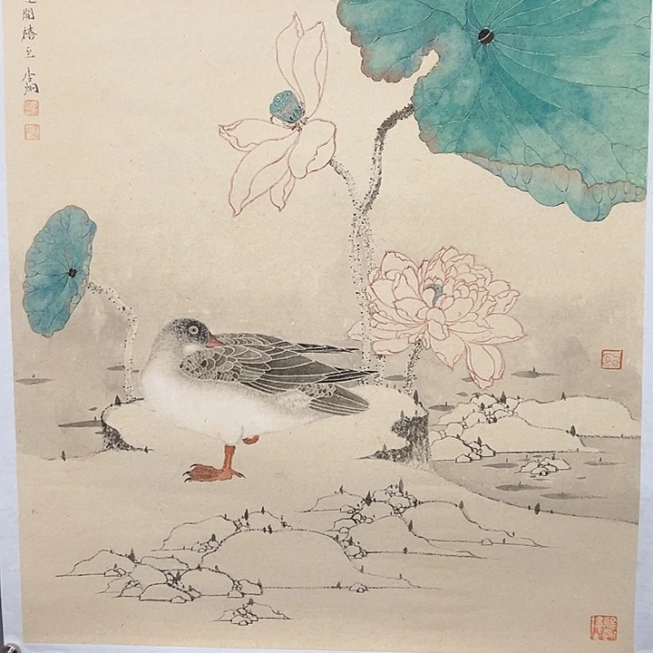 国画鱼老师作品国画的
