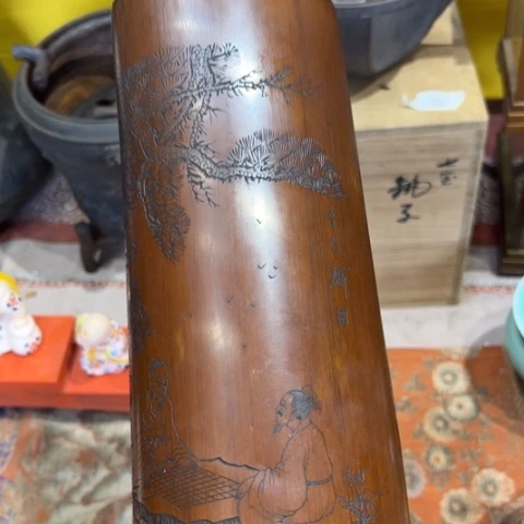 蜜安罐瓷香炉锡茶则