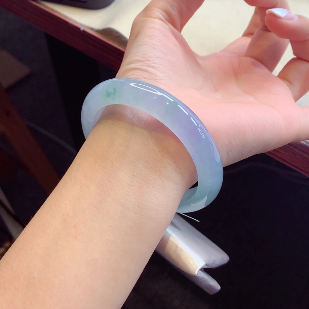 未镶嵌手镯翡翠36号正圈77