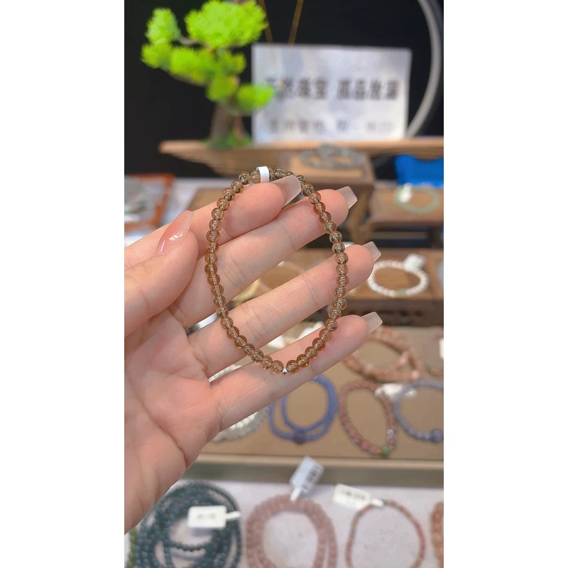 单圈黑曜石款手串Y5081
