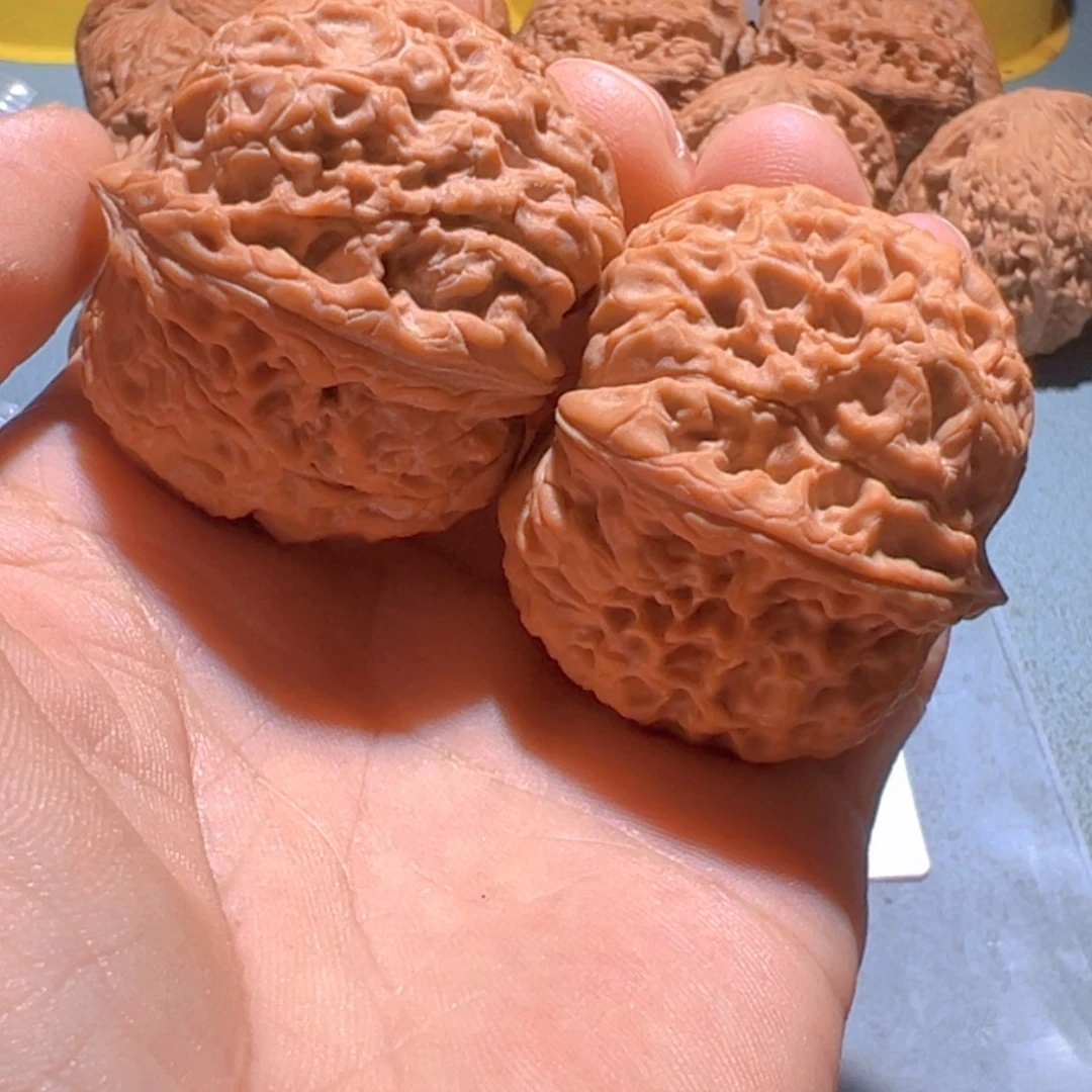 安***靓文玩核桃把件大团圆38