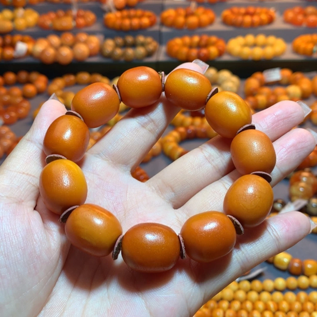 【闪购商品】手串蜜蜡未镶嵌雨*蜜蜡手串