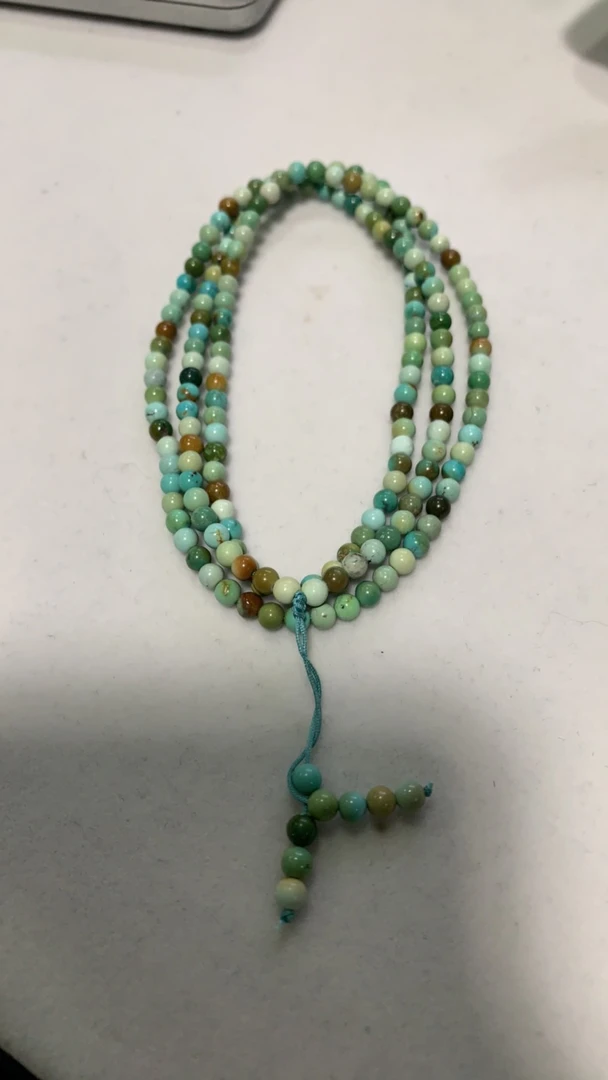 天然原矿绿松石多圈