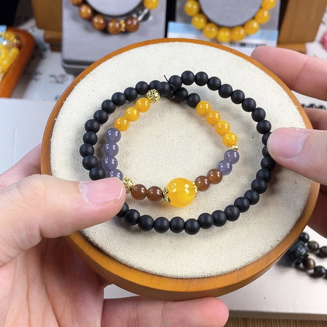 和田玉手饰银S925镀金镶嵌