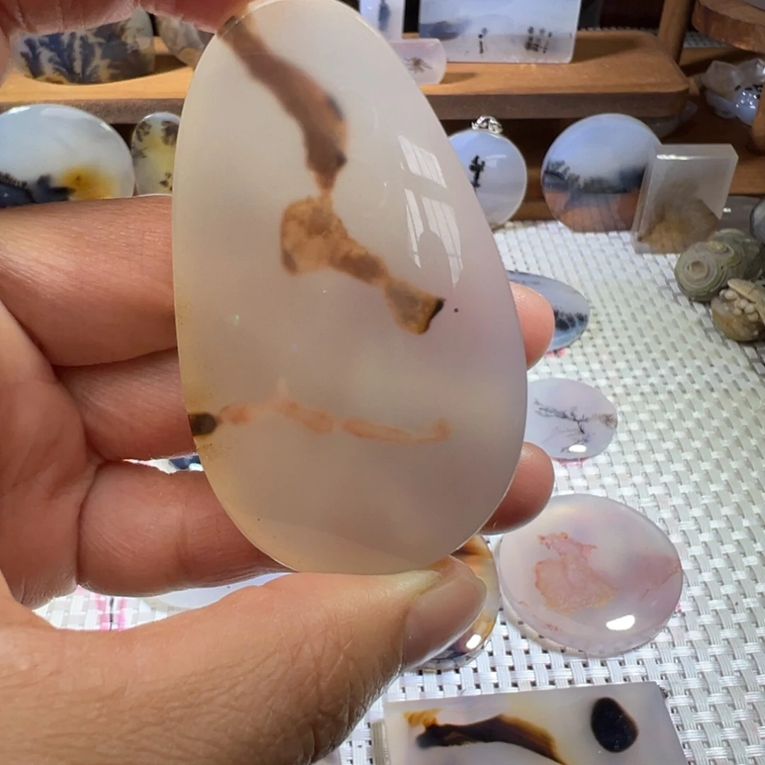 玛瑙/玉髓未镶嵌颈饰