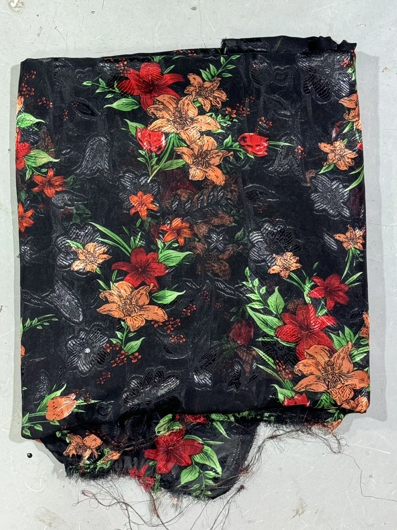 花卉几何薄款不起球成人丝巾双面百搭花色muji风