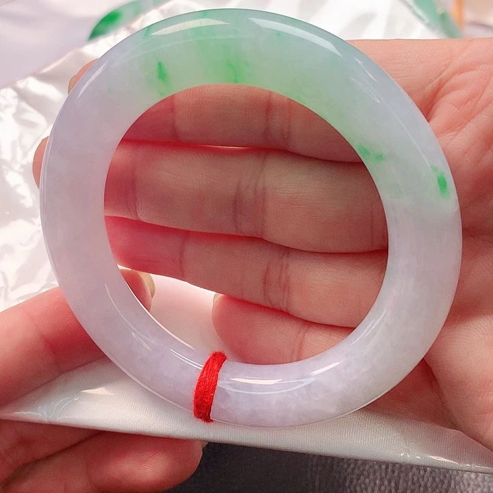 翡翠手镯未镶嵌圆条2779