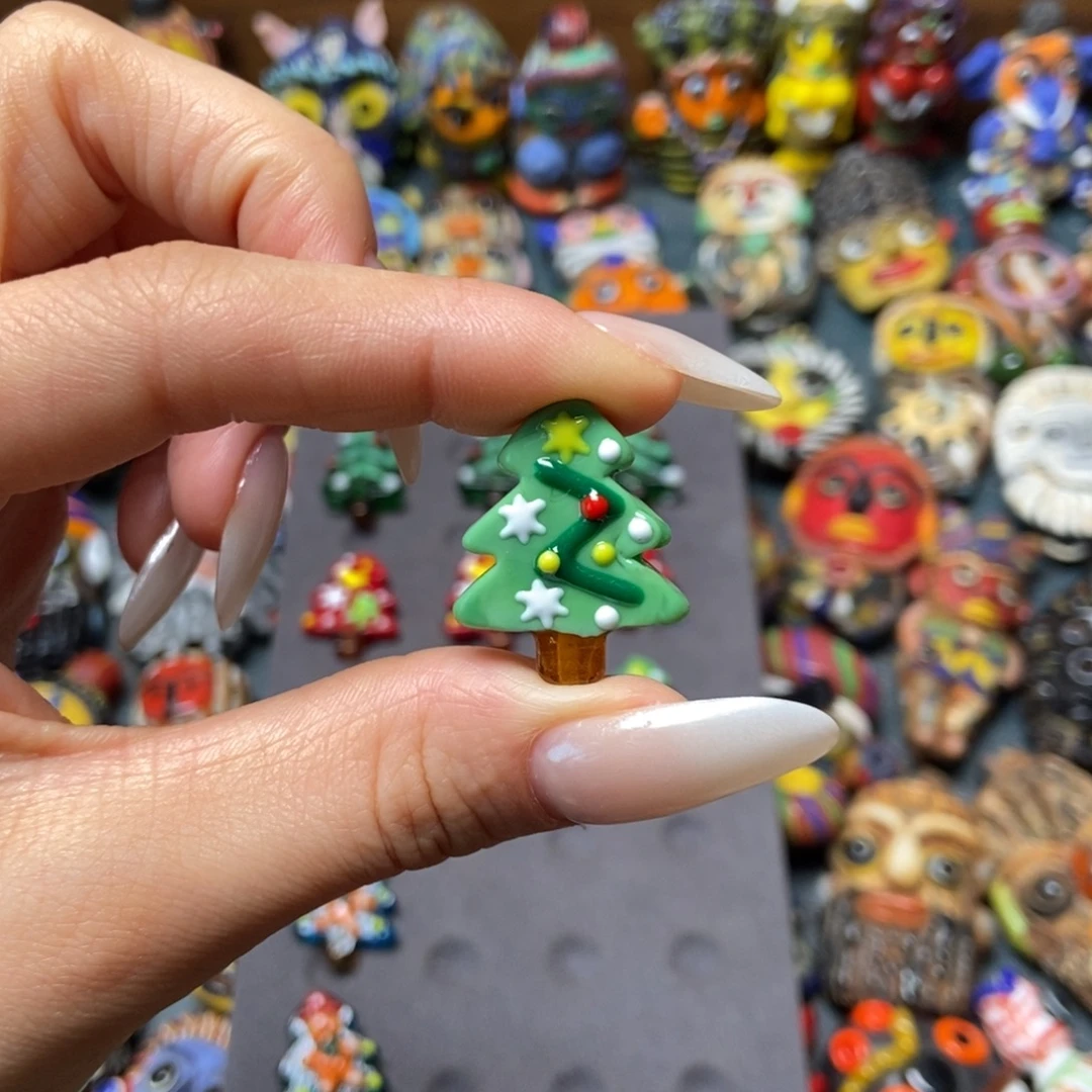 琉璃颈饰新款圣诞树