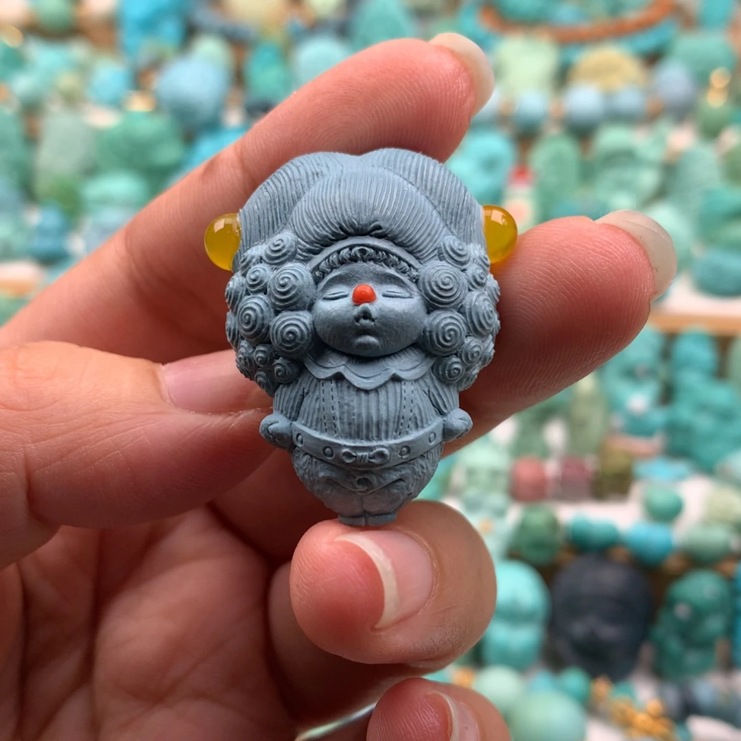 爱***熊绿松石未镶嵌手链