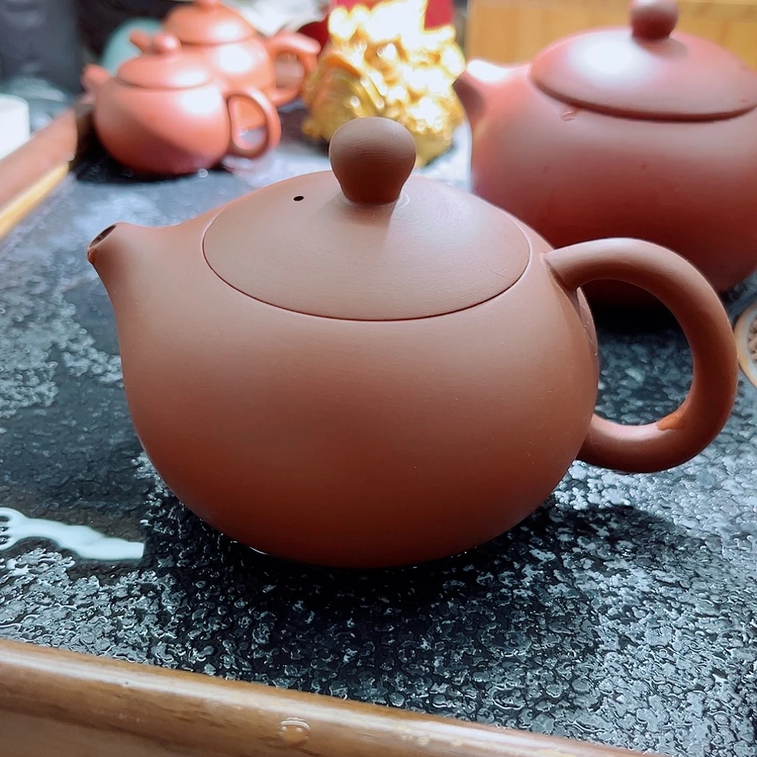朱泥200cc茶壶单壶