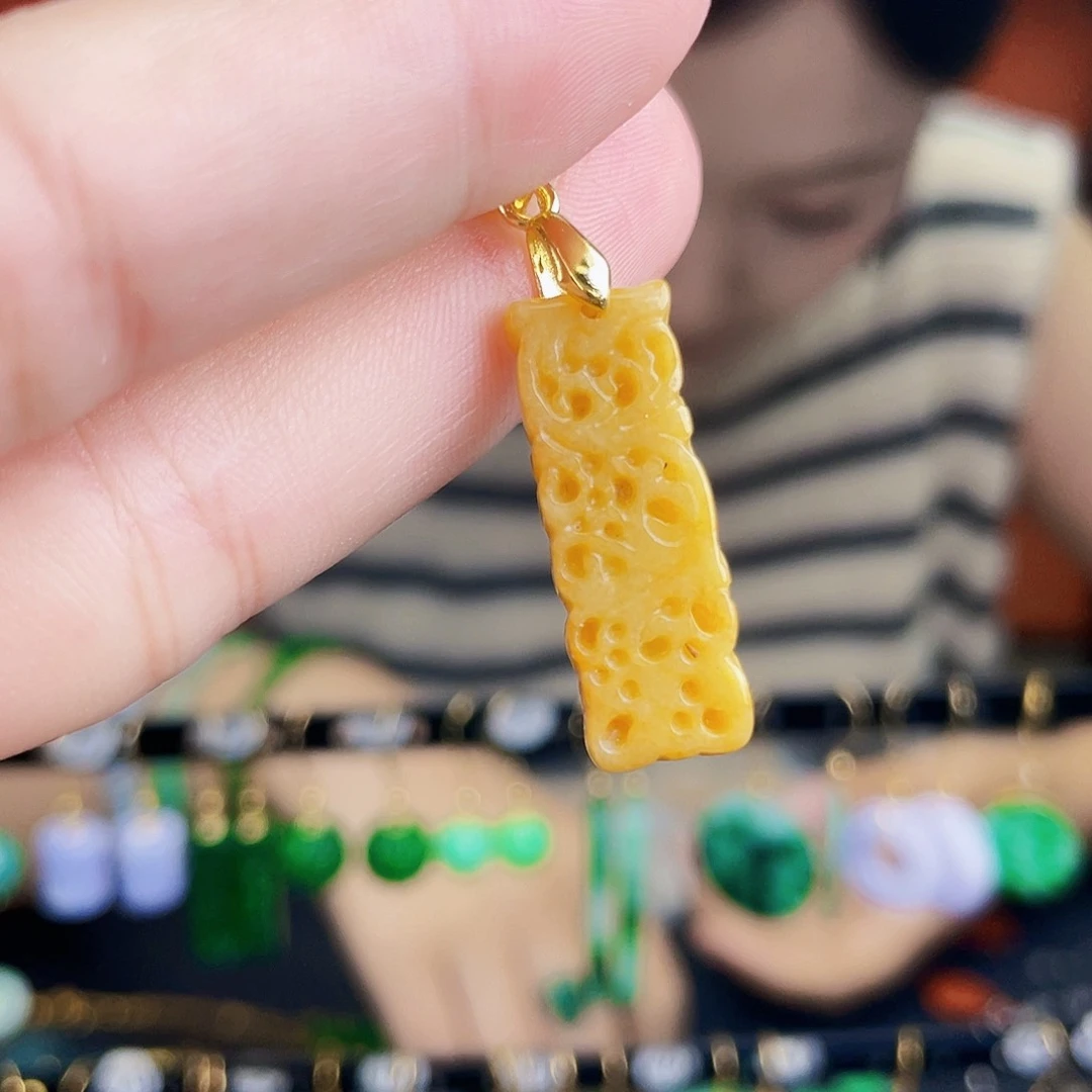 翡翠未镶嵌耳饰饰品