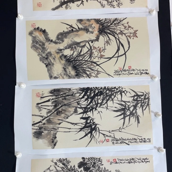 国画四尺四开作品