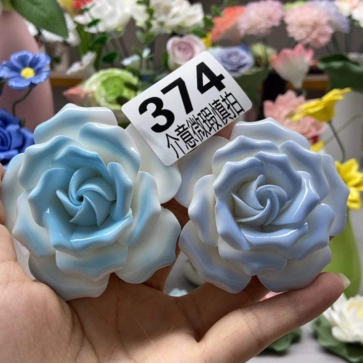 陶瓷手工制作陶瓷花
