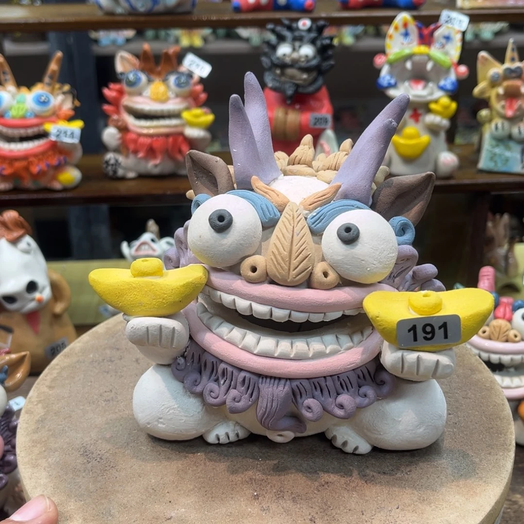 陶瓷纯手工抽象陶瓷摆件191