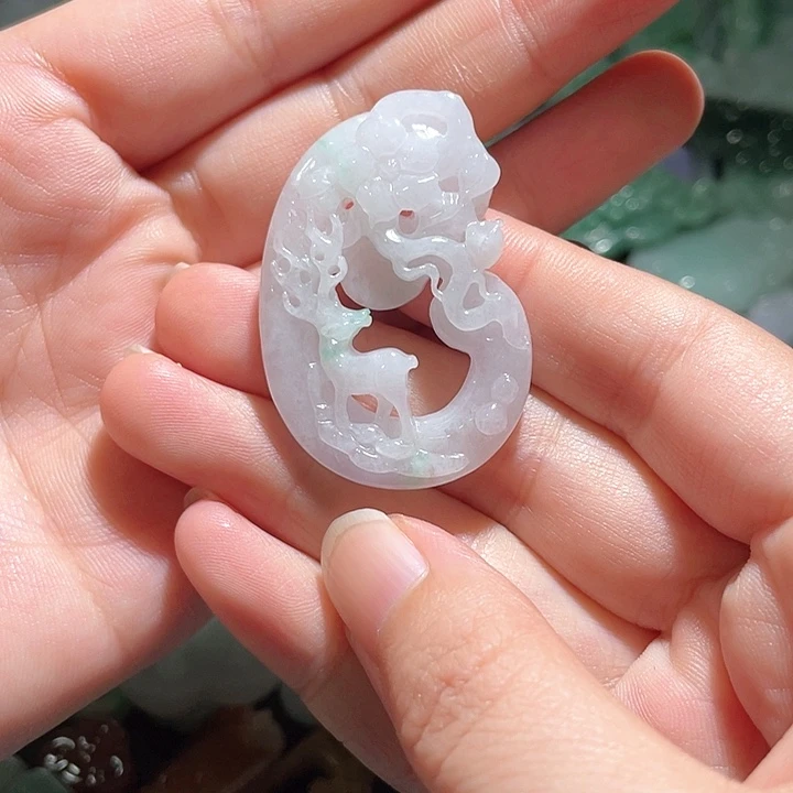 颈饰未镶嵌翡翠天