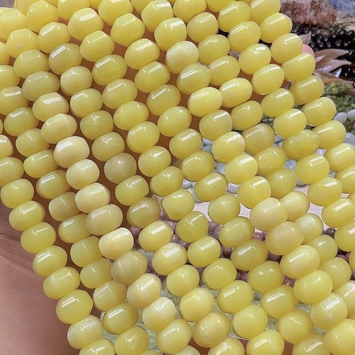 水晶珠宝半成品未镶嵌卡10柠檬裕灯笼一条