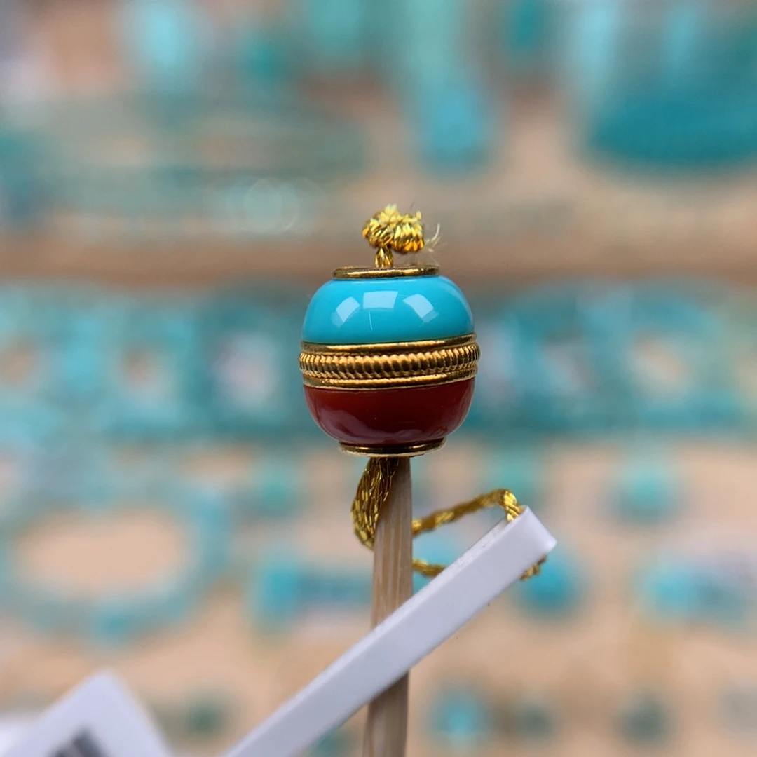 绿松石全品818K金镶嵌