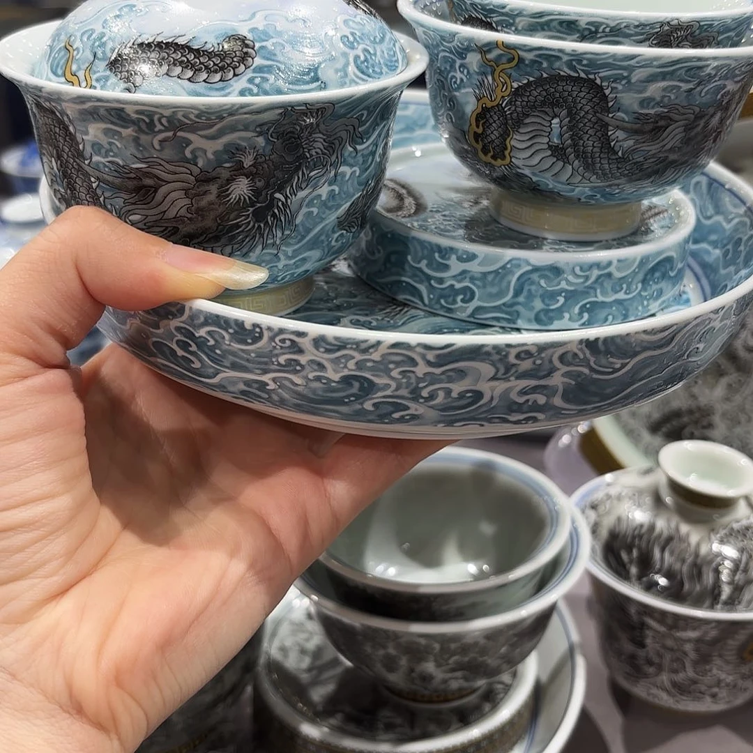 瓷片南***呱景德镇瓷器艺术半手