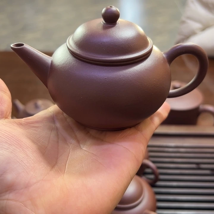 茶壶底槽青水平壶150cc