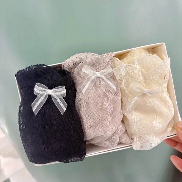 仙女纯欲柔软性感甜美蕾丝内裤