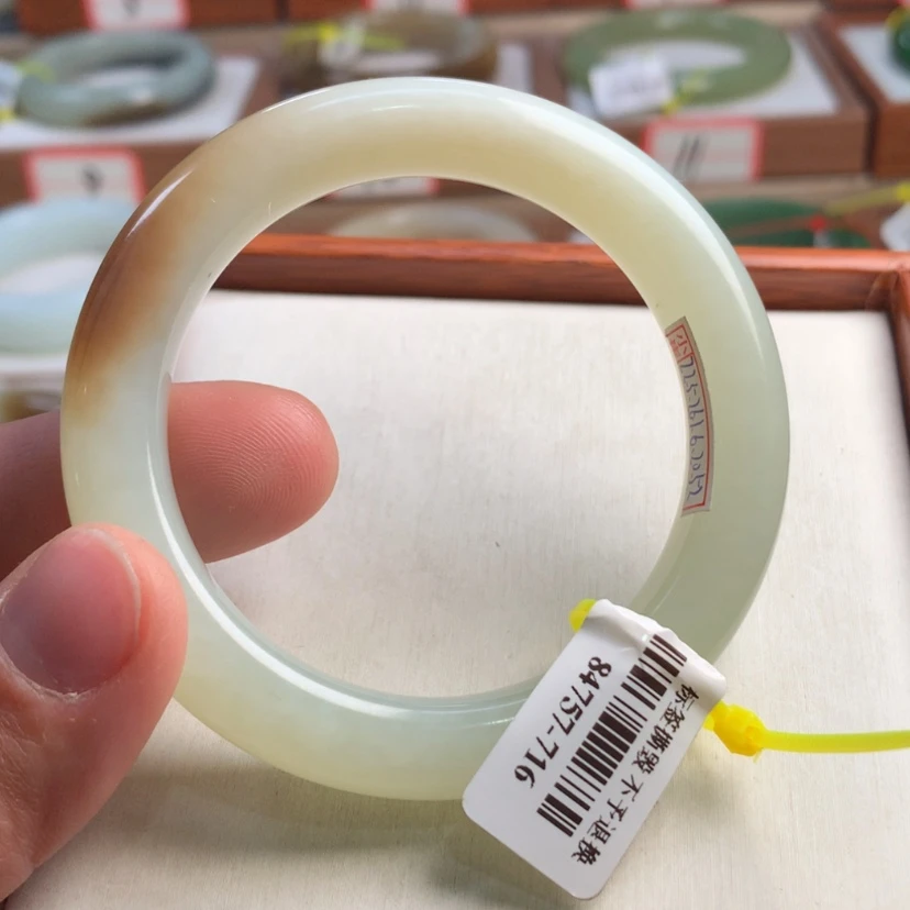 【闪购商品】和田玉手镯未镶嵌53.2