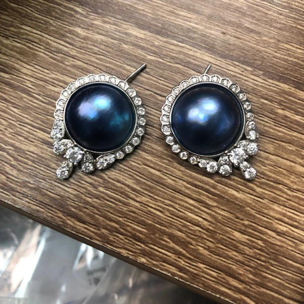 珍珠  耳钉（多样性发其一）