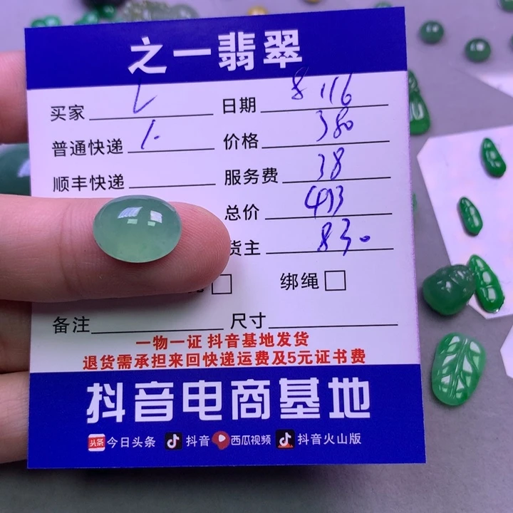 翡翠未镶嵌颈饰L**n