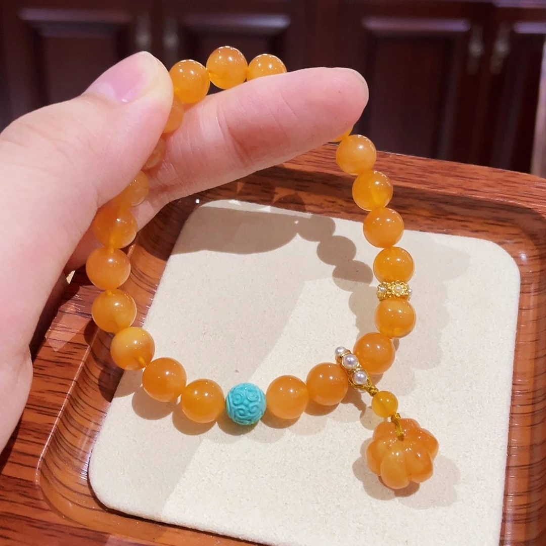 蜜蜡手链未镶嵌手串