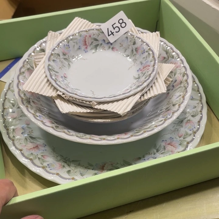 瓷片一个大盘子五小